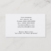 DJ VISITEKAARTJE (Achterkant)