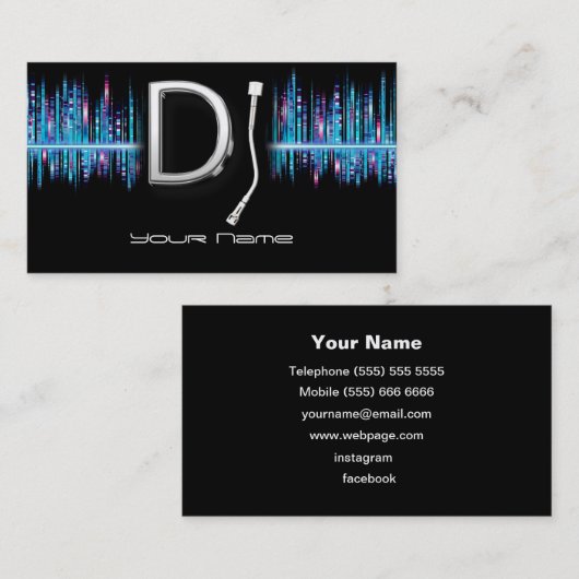 DJ Visitekaartje (Voorkant / Achterkant)