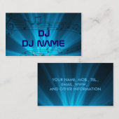 dj visitekaartje (Voorkant / Achterkant)