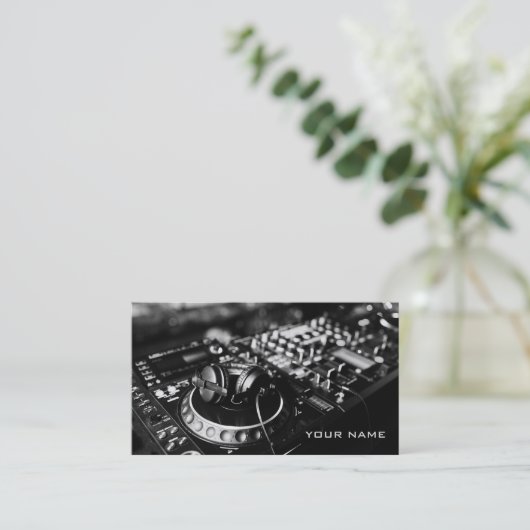 DJ Visitekaartje (Staand voorkant)