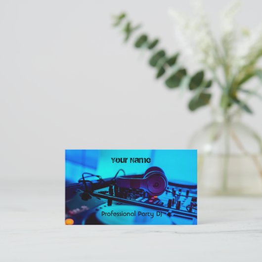 DJ Visitekaartje (Staand voorkant)
