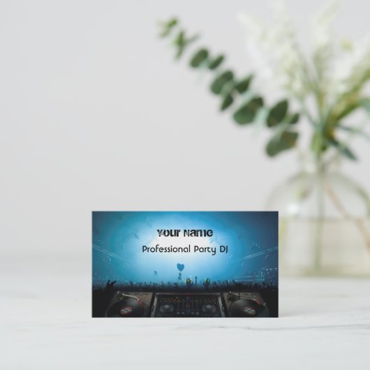 DJ Visitekaartje (Staand voorkant)