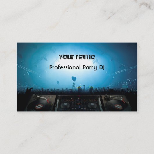 DJ Visitekaartje (Voorkant)