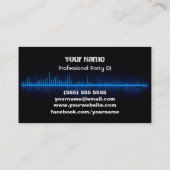 DJ Visitekaartje (Achterkant)