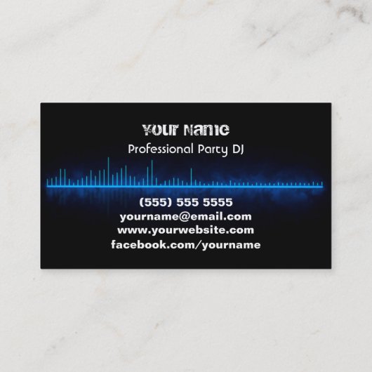 DJ Visitekaartje (Achterkant)