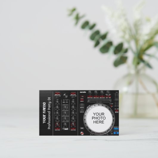 DJ Visitekaartje (Staand voorkant)