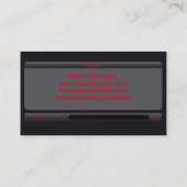 DJ Visitekaartje (Achterkant)