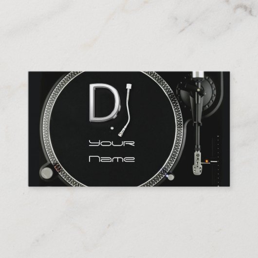 DJ Visitekaartje (Voorkant)