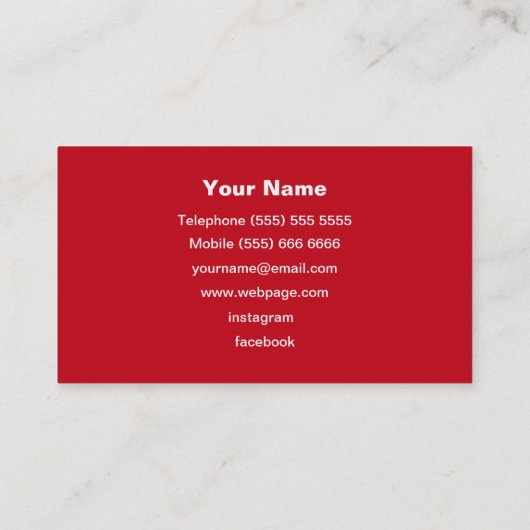 DJ Visitekaartje (Achterkant)