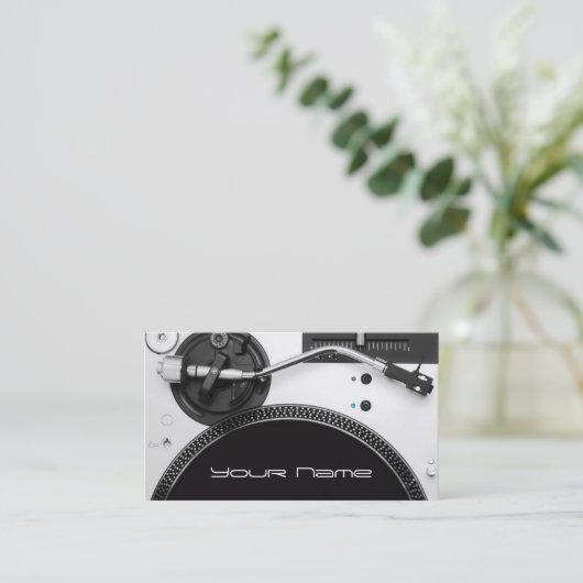 DJ Visitekaartje (Staand voorkant)