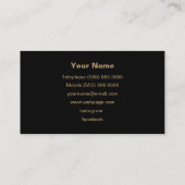 DJ Visitekaartje (Achterkant)