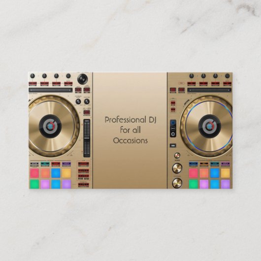 DJ Visitekaartje (Voorkant)