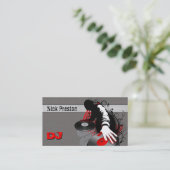 DJ VISITEKAARTJE (Staand voorkant)