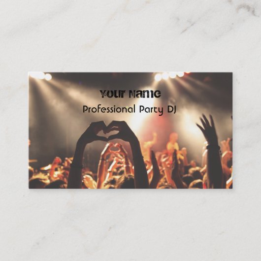 DJ Visitekaartje (Voorkant)