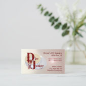 DJ Visitekaartje (Staand voorkant)