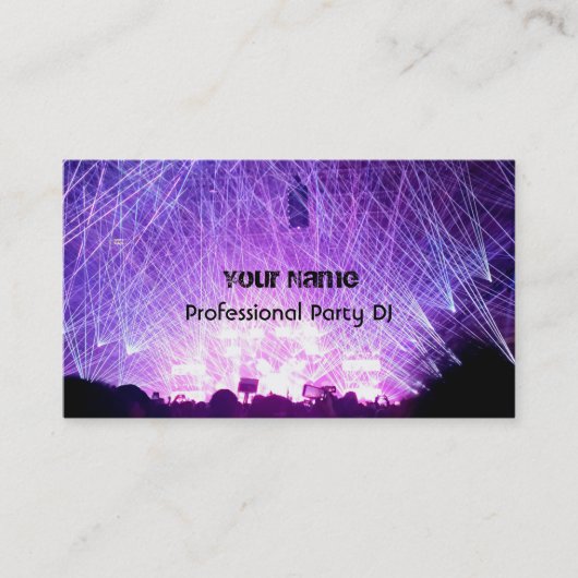 DJ Visitekaartje (Voorkant)