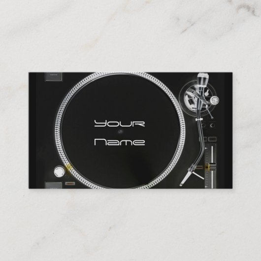 DJ Visitekaartje (Voorkant)