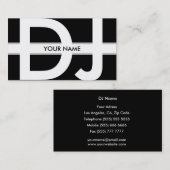 DJ Visitekaartje (Voorkant / Achterkant)