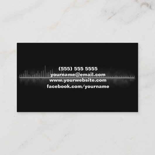 DJ Visitekaartje (Achterkant)