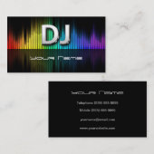DJ  Visitekaartje (Voorkant / Achterkant)
