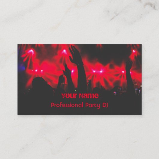 DJ Visitekaartje (Voorkant)