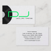 DJ Visitekaartje (Voorkant / Achterkant)