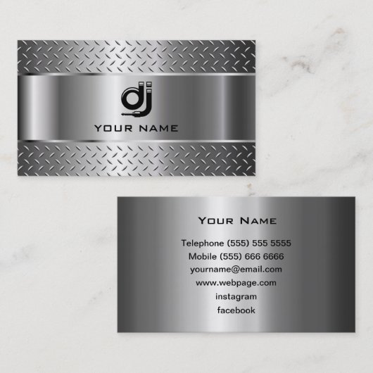 DJ Visitekaartje (Voorkant / Achterkant)