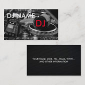 dj visitekaartje (Voorkant / Achterkant)