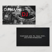 dj visitekaartje (Voorkant / Achterkant)