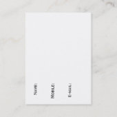 DJ VISITEKAARTJE (Achterkant)