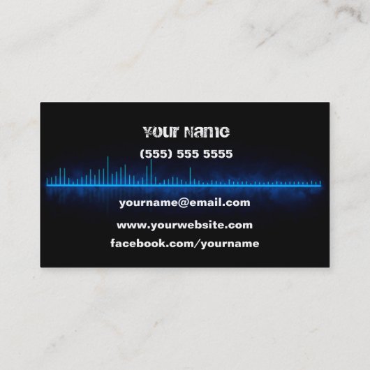 DJ Visitekaartje (Achterkant)