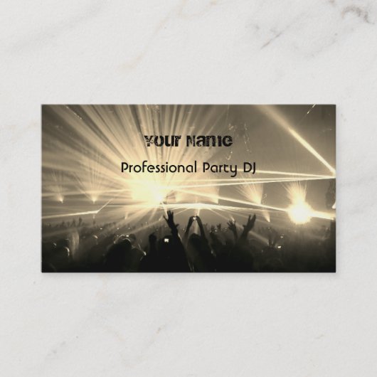 DJ Visitekaartje (Voorkant)