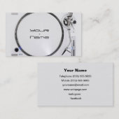 DJ Visitekaartje (Voorkant / Achterkant)