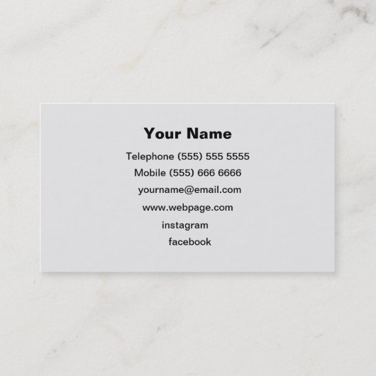 DJ Visitekaartje (Achterkant)