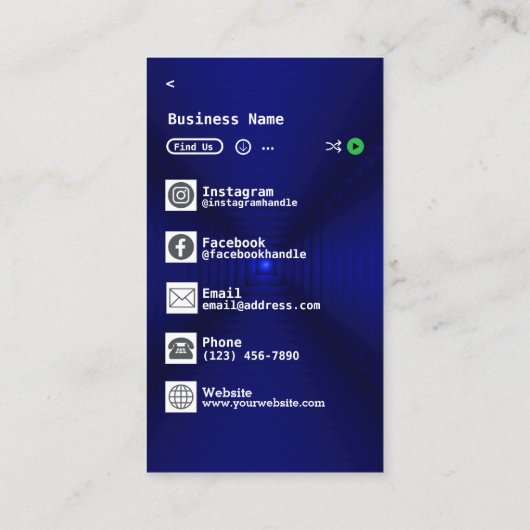 DJ VISITEKAARTJE (Achterkant)