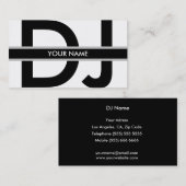 DJ Visitekaartje (Voorkant / Achterkant)