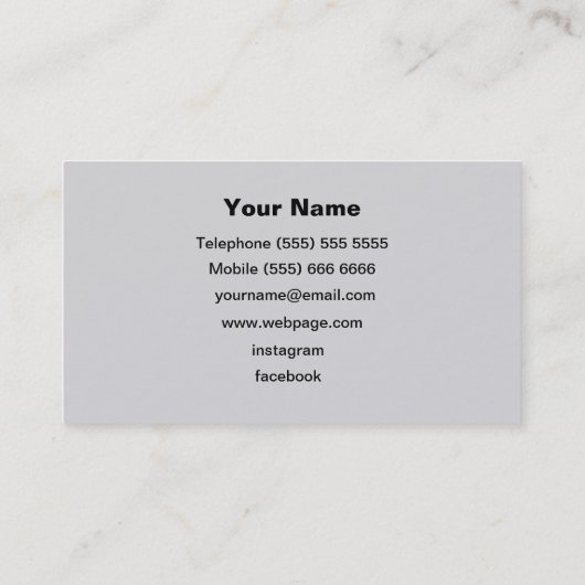 DJ Visitekaartje (Achterkant)