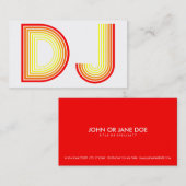 DJ VISITEKAARTJE (Voorkant / Achterkant)