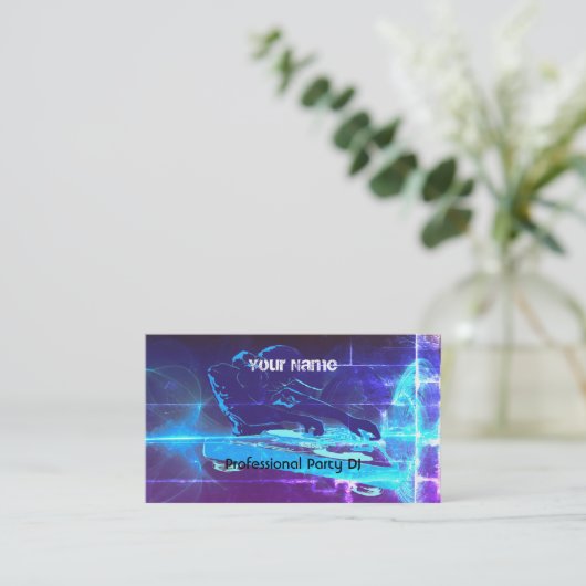 DJ Visitekaartje (Staand voorkant)