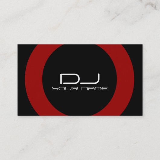 DJ Visitekaartje (Voorkant)