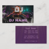 DJ Visitekaartje (Voorkant / Achterkant)