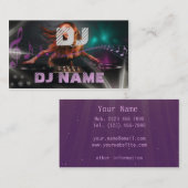 DJ Visitekaartje (Voorkant / Achterkant)