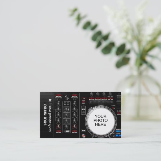 DJ Visitekaartje (Staand voorkant)