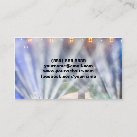 DJ Visitekaartje (Achterkant)