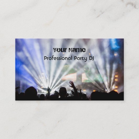 DJ Visitekaartje (Voorkant)