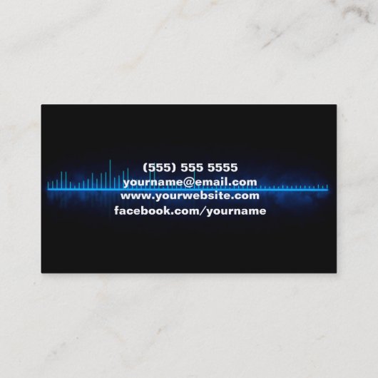 DJ Visitekaartje (Achterkant)