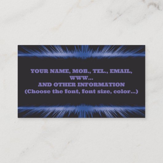 DJ Visitekaartje (Achterkant)