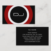 DJ Visitekaartje (Voorkant / Achterkant)
