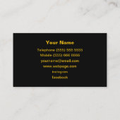 DJ Visitekaartje (Achterkant)