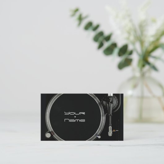 DJ Visitekaartje (Staand voorkant)